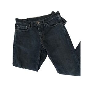 Levi's 511 Dark‎ Wash Jeans Straight Leg Classic Fit Denim Pants 31x32 Men's